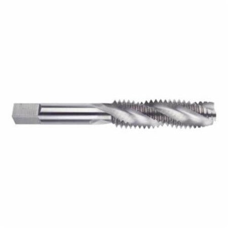 Morse Spiral Flute Tap, Slow, Series 2063, Imperial, GroundUNC, 632, Plug Chamfer, 2 Flutes, HSS, Brig 33403